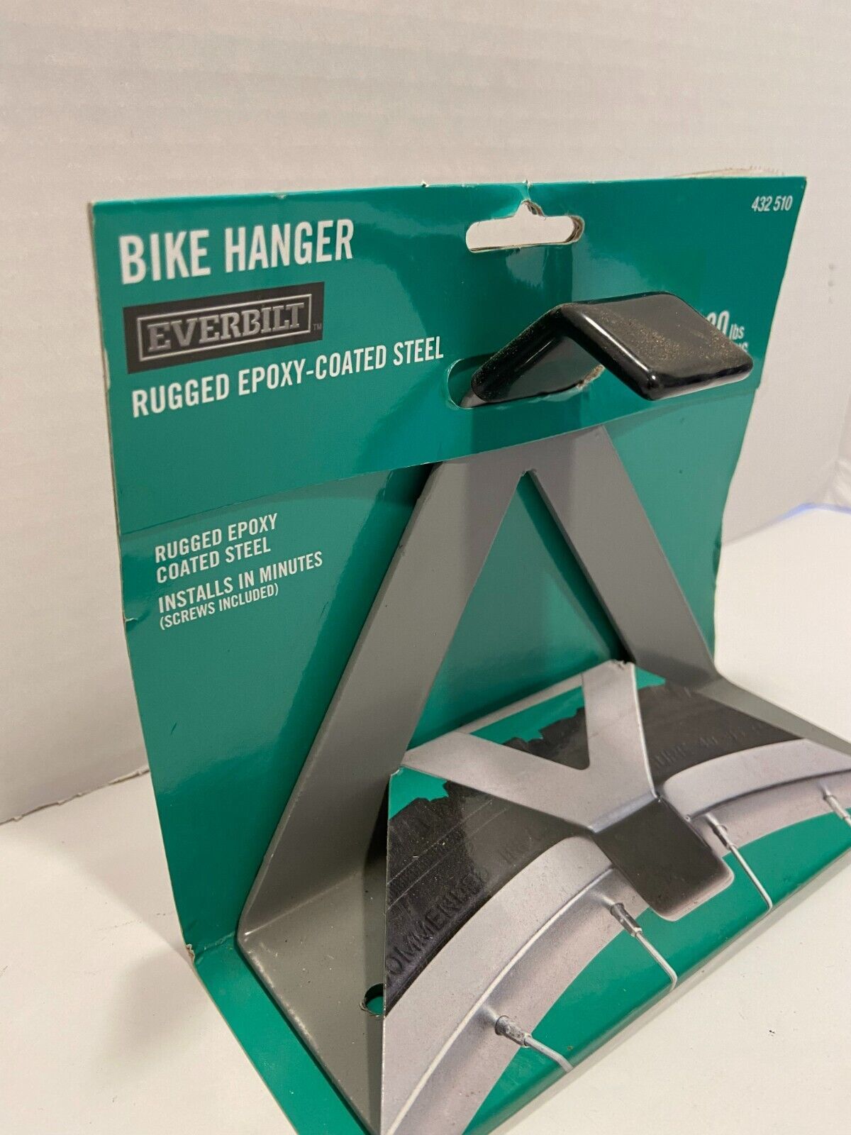 Bulk Everbilt 432 510 Rugged Epoxy Coated Steel Wall 30lb Bike Hanger Bike Stands & Storage