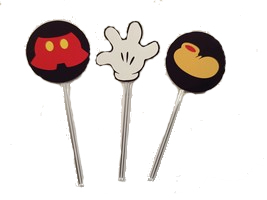 Set of 15 toppers Cupcake Mickey Party friends - $10.00