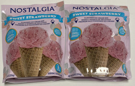 Nostalgia Cookies and Cream Ice Cream Mix 8 oz Makes 2 Quarts Ex