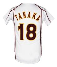 Masahiro Tanaka Rakuten Eagles Baseball Jersey Button Down White Any Size image 2