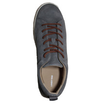 Lands End Men Size 8, Casual Lace-up Suede Sneaker Shoe, Iron Gray - $39.99