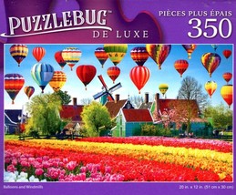 Balloons and Windmills - 350 Pieces Deluxe Jigsaw Puzzle - $11.87