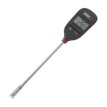 Chef Craft Select Instant Read Thermometer, 10 inch, Black