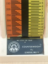 Vintage General Mills "Counterweight" 16oz. Kitchen Food Scale  image 2