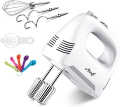 Wonder Wand Do It All Deluxe White Handheld Blender Mixer Set HA3058