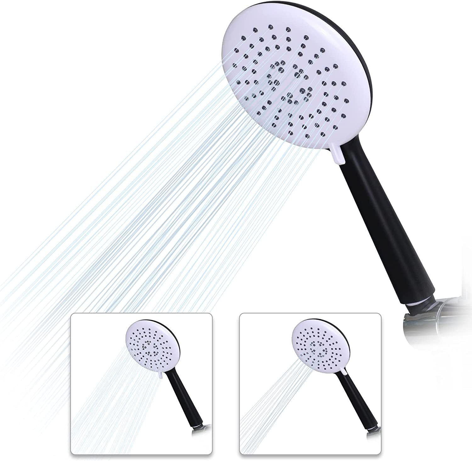 NearMoon Square Shower Head and 15 Stage Shower Filter Combo, High Pressure  Filtered Showerhead for Hard Water, Improves the Condition of Your Skin