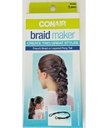 Conair Braid Maker Kit #55889 French Braid or Layered Pony Tail with Ins... - $7.99