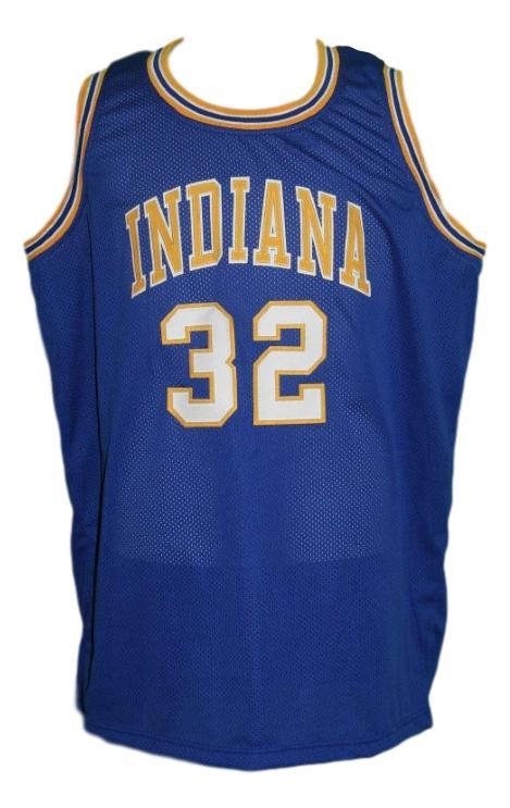 Reggie harding indiana aba basketball jersey blue   1