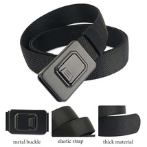 Tactical Men's Nylon Belt with Plastic Buckle Size 44, 1.5 Width