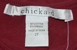 Chicka D Collegiate Licensed South Carolina Gamecocks 2T Ruffled Garnet Dress image 3