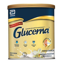 GLUCERNA VANILLA 4 X 400 G Triple Care Diabetic Nutrition Milk Powder - $182.95