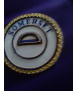 Masonic  Apron UnDress Badge  - Somerset - Super of Works - $8.66