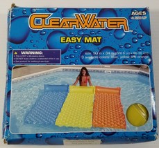 AP) Clearwater Easy Mat Water Pool Float Yellow 90&quot; x 34&quot; Beach  - $19.79