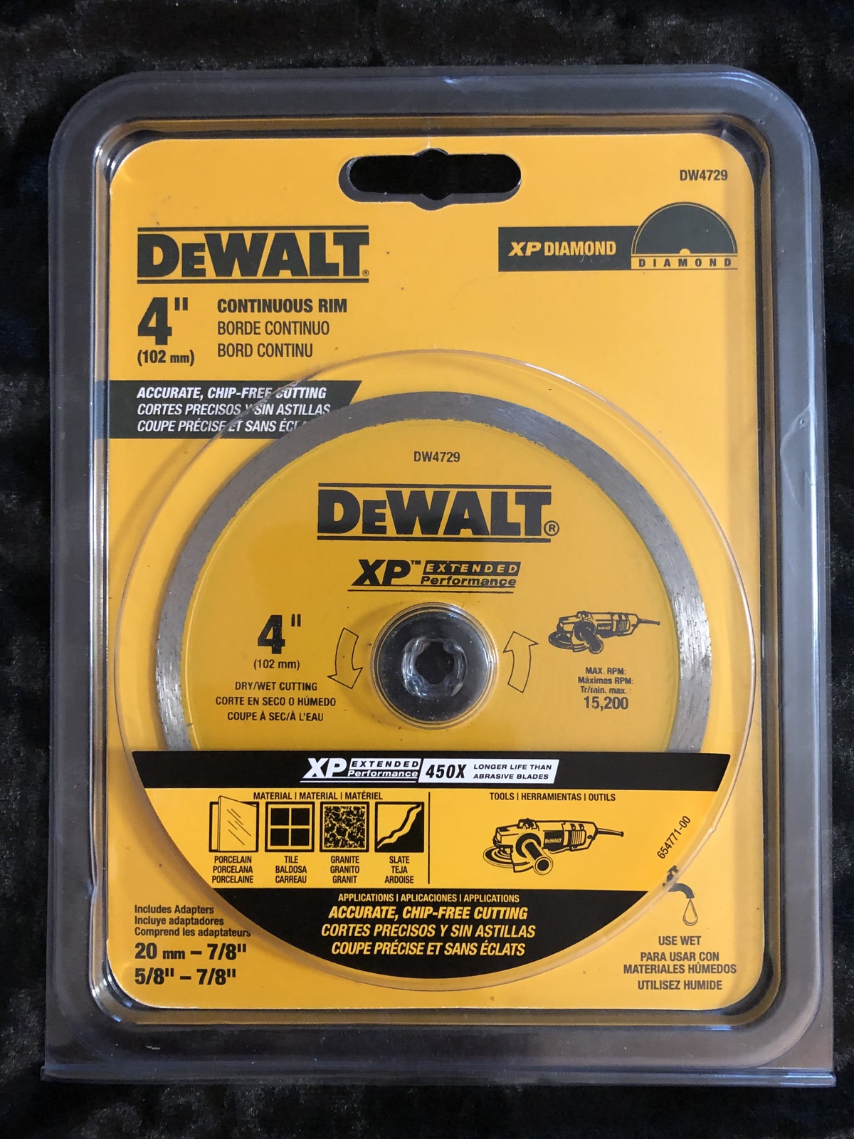 DEWALT DW4729 4-Inch Continuous Rim Diamond and 43 similar items