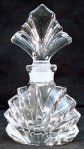 Crystal Glass Perfume Bottle Fan Design - $25.99