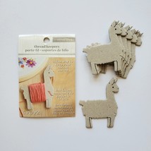 Llama Thread Keeper /Floss Keeper Set of Six. CLEARANCE/Free with purchase
