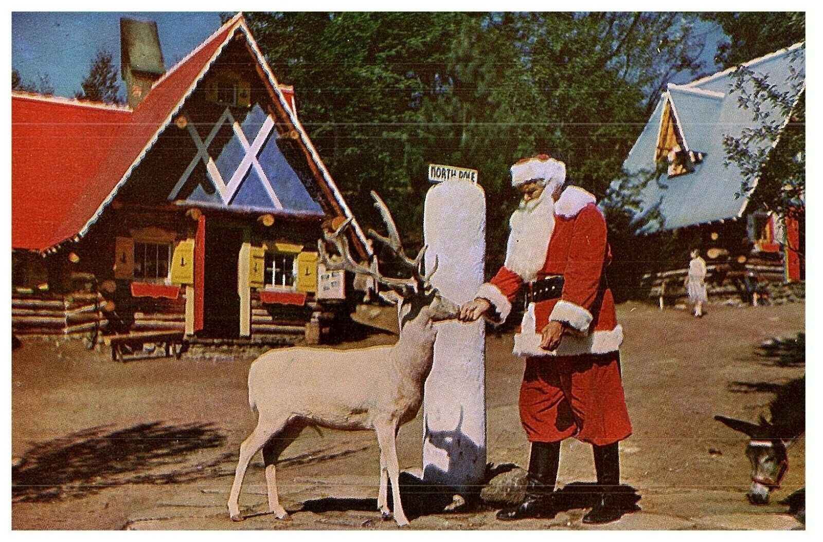 The North Pole, Santa & Blitzen at the North Pole Lake Placid NY ...