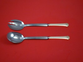 Chippendale by Towle Sterling Silver Salad Serving Set Modern 10 1/2" Custom - $132.76
