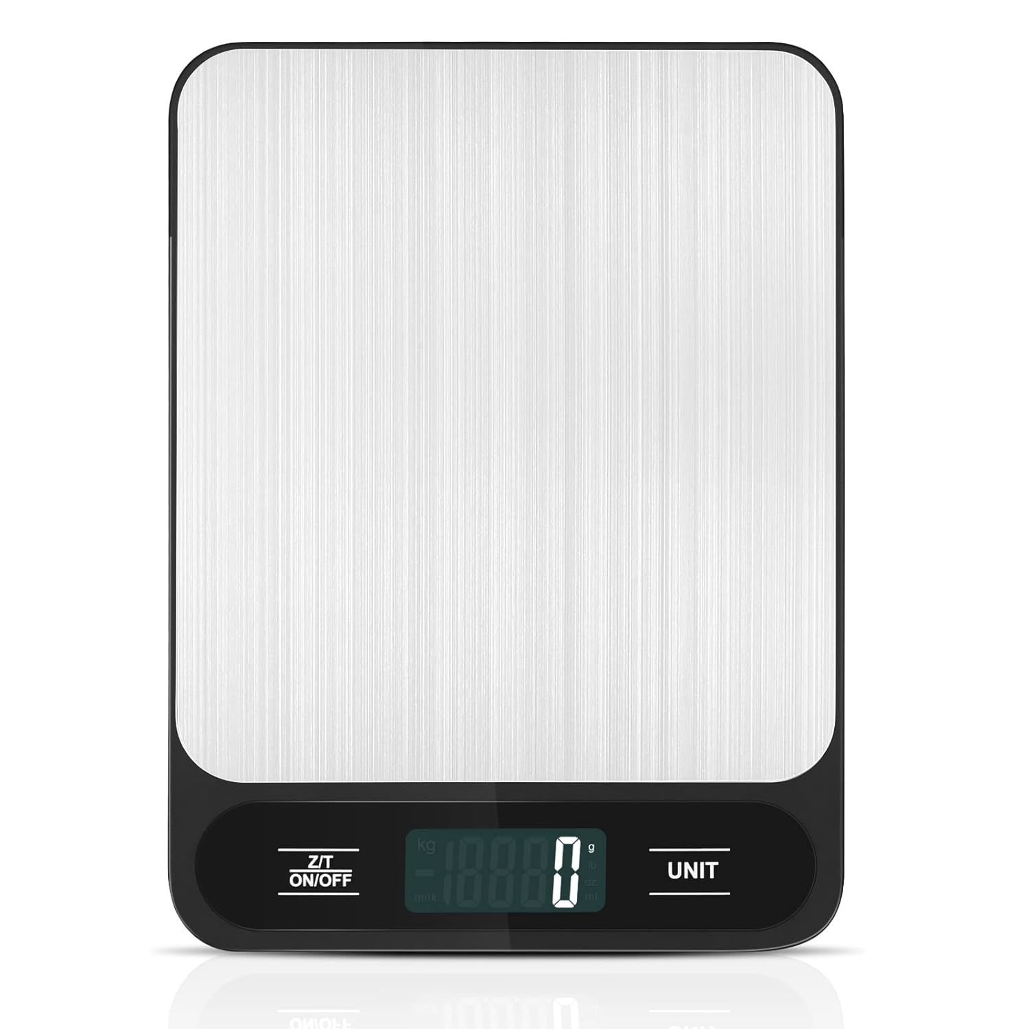 Taylor Mechanical Kitchen Weighing Food Scale Weighs up to 11lbs, Measures  in Grams and Ounces, Black and Silver