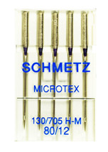 SCHMETZ Microtex Sharp Sewing Machine Needles Size 12, M-80B - $6.95