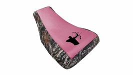 Fits Honda Foreman TRX350 Seat Cover 1995 To 1998 With Logo Camo &amp; Pink - $36.99