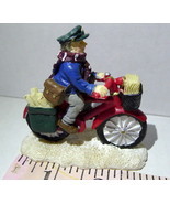 Lemax Christmas Village Newspaper Delivery Boy on Bicycle  - $22.72