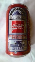 Coca Cola Classic Colorado Rockies 1993 Inaugural Season Can Pull tab on empty 2 - $0.99