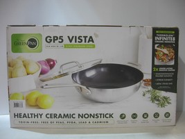 GreenPan GP5 Vista 5 Ply Stainless Steel Ceramic Nonstick 12