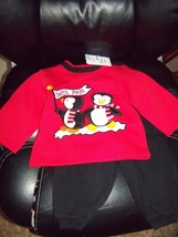 KIDS R US SUPPLIES NORTH POLE PENGUIN BOYS OUTFIT SIZE 18 MONTHS BOYS NEW - $16.00