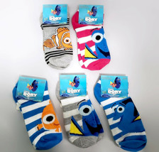 NEW Disney Pixar Finding Dory Unisex Kids&#39; Socks Set (5 Pairs) Sock Size... - $10.30