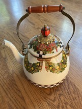 Kamenstein Holiday Christmas Tea Teapot Kettle Moving Train Novelty 