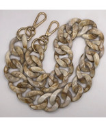 Big chunky chain link strap in milky coco colour - $20.00