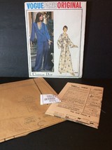 Vogue Paris Sewing Pattern Vtg 1064 Christian Dior Loungewear Pajamas Un... - $77.27