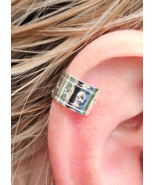 Ear Cuff Star Clip On Silver Plated Pinch Fit Earring Helix Orbital Unis... - $6.91