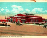 Antique Autos Central Falls Station Pawtucket RI Rhode Island UNP WB Pos... - $11.83