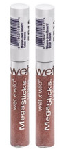 (Pack Of 2) Wet N Wild Mega Slicks Lip Gloss MAUVE-JAVE Desert #581A - $15.81