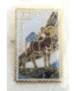 1987 Bighorn Sheep North American Wildlife USPS USA 22 C Stamp Pin March... - $13.99