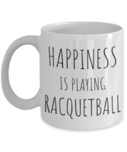 Funny Racquetball Player Gift - Racket Ball Lover Coffee Mug - Gag Birth... - $16.80