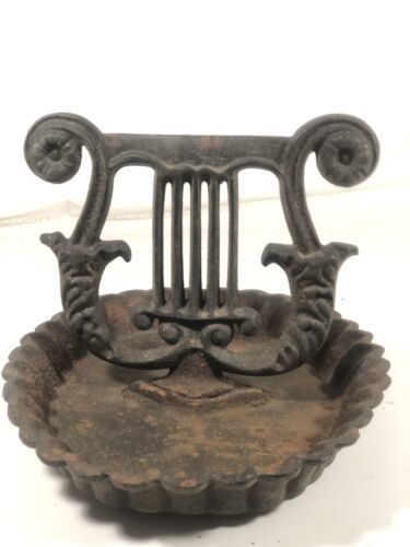 Antique Harp Shaped Victorian Style Cast Iron Boot Scraper Made In USA ...