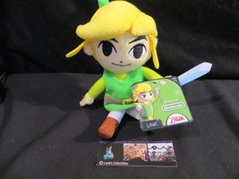 World of Nintendo Link 7" plush toy Jakks Pacific light green costume stuffed  - $51.86