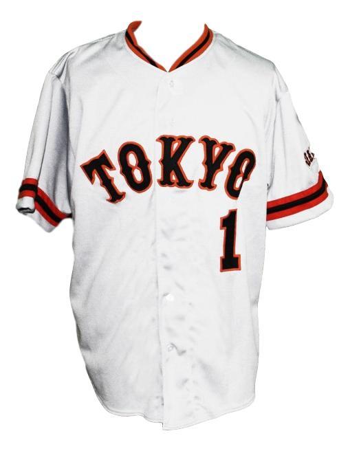 Sadaharu oh  1 yomiuri giants tokyo baseball jersey white  1