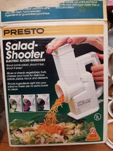 Vintage Presto 02910 Salad Shooter Electric Slicer Shredder Tested