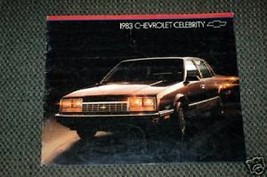 1983 Chevrolet  Celebrity Brochure - $2.00