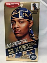 Red by Kiss Bow Wow X Power Wave Checker Silky Durag for Men Waves Silky  Doo Rag (Purple)