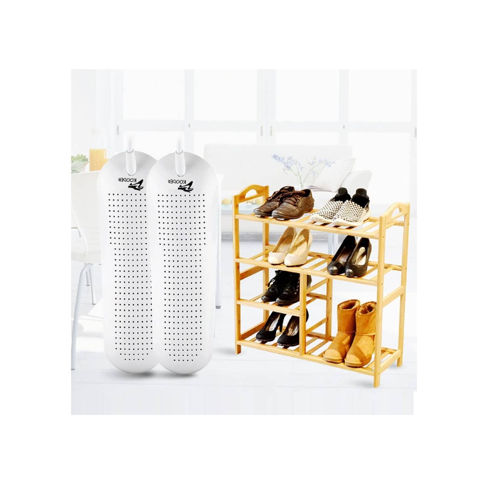 KOODER Boot Dryer Shoe Dryer Foot Dryer ! Eliminate Bad Odor and