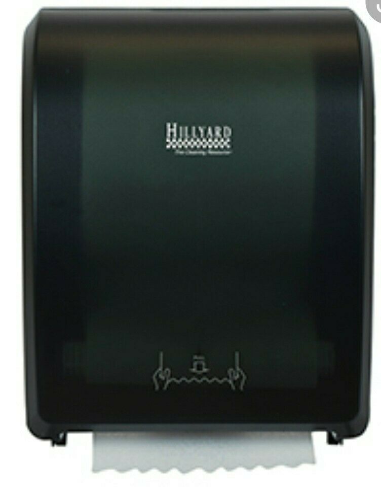 Hillyard Manual Commercial Black Paper Hand Towel Dispenser 432190 Wall