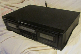 ONKYO TA-RW404 Dual Stereo Dubbing Cassette Deck,left deck not rite No Remote - $28.05
