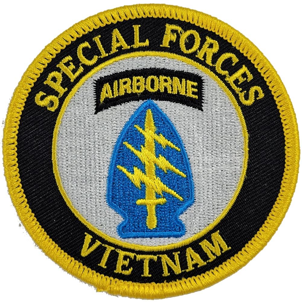 5TH Special Forces Group Airborne with Vietnam Rocker Patch - Blue/Gold ...