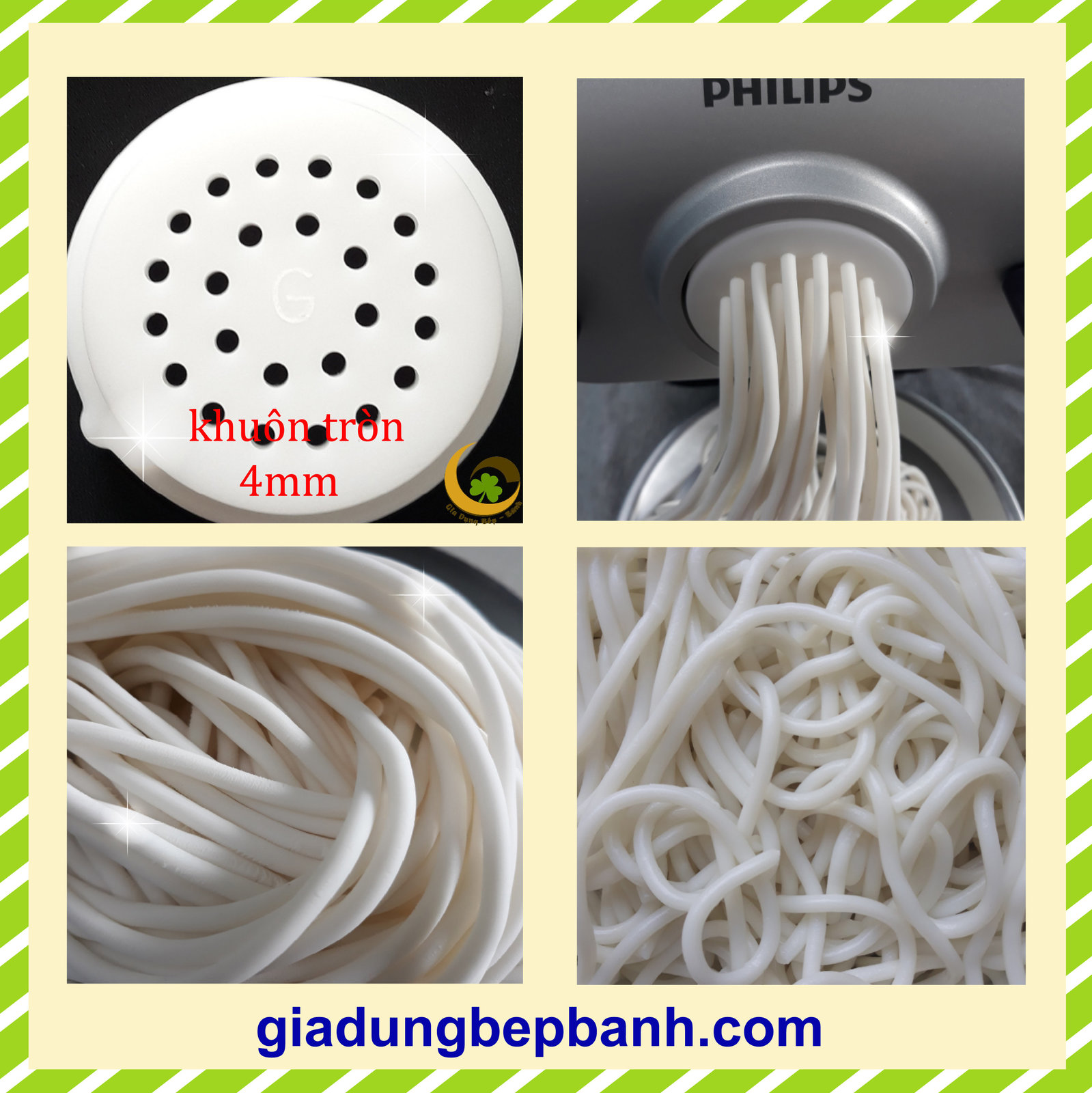 POM die Tagliatelle 8mm Fettuccine for Philips Pasta Maker Avance