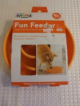 Outward Hound Fun Feeder Healthy Slow  Dog Bowl Orange Mini 2C Better Di... - $12.19